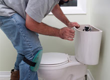 Cleaning a Clogged Toilet Drain, Drain Cleaning, Clogged Toilet Drain