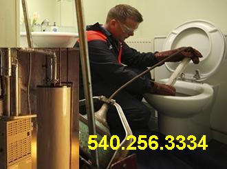 Clearing a Clogged Toilet Drain, Drain Cleaning, Toilet Drain Cleaning