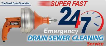 24-7 Emergency Plumber, All sizes of Drains Cleaned Same Day!